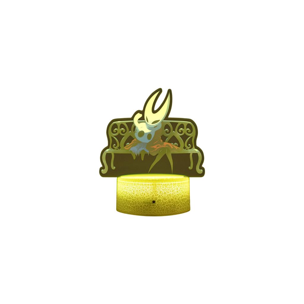 Premium Acrylic Night Lights Collection – Intricate Character-Inspired Designs With Cracked Base, Warm Ambient Glow For Bedrooms, Desks & Shelves,