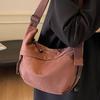 Niche Design Large-capacity Class Commuter Dumpling Bag Women 2025 New Casual Versatile Shoulder Messenger Bag