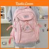 Minimalist Nylon Cute School Backpack For Teens College Students Schoolbags