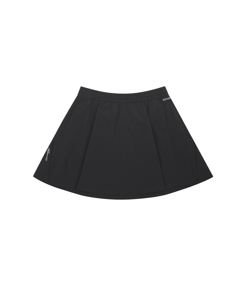K-SWISS Женская расклешенная тканая юбка_1Ksskmv511Bk
