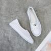 Basic Leather White Shoes Women's  Spring New Casual All-match Trendy Shoes Summer Breathable Board Shoes Summer Models