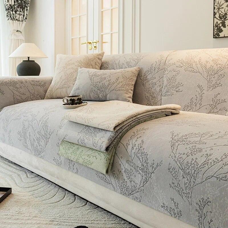 Чехлы для диванов из синели, противоскользящий коврик для дивана, диванное полотенце, угловой чехол для дивана, протектор, съемное одеяло для дивана для декора гостиной