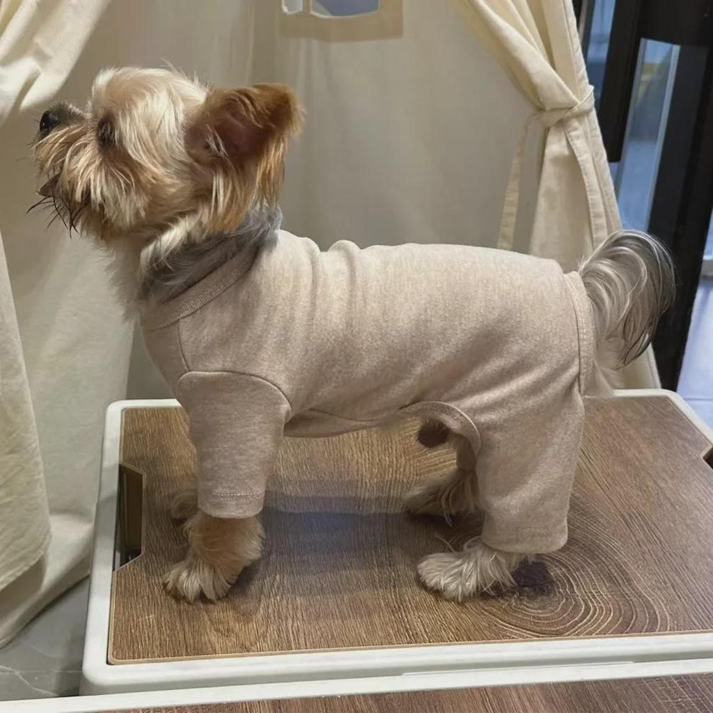 Korean-Style Autumn/Winter Four-Legged Pet Shirt for Small Dogs