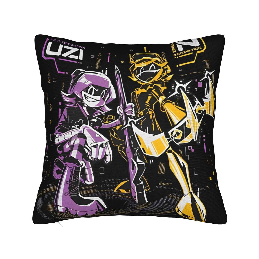New Style Sofa Murder Drones Decoration Pillowcase Stuff Cool Uzi Doorman Pillow Cover Zippered Multiple Sizes
