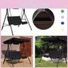 Anti-uv Swing Seat Canopy Cover With Bandages For Outdoor Use