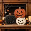 3PCS Freestanding Wooden Pumpkin Solid Wood Tiered Tray Decor  Farmhouse Home Decor