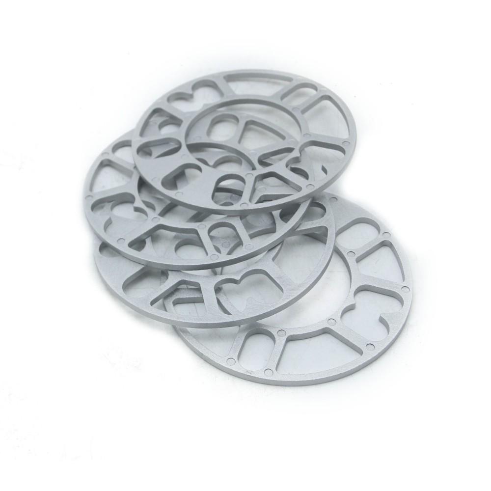 4 шт. автомобильные проставки для колес, алюминиевые проставки для колес, пластины для 4 люверсов, 5 люверсов 4x100 4x114,3 5x105 5x108 5x112 5x115 5x114,3 5x120