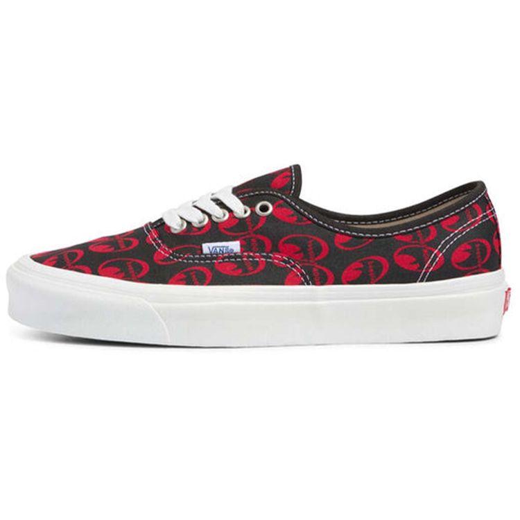 Mooneyes X Vans Authentic 44 DX Anaheim Factory - Black Red Unisex Sneakers VN0A5KX4AVO