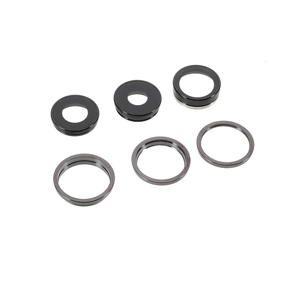 Для iPhone 13 Pro/13 Pro Max 1 комплект кольца-крышки объектива задней камеры с защитным стеклом (без логотипа)