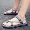 Summer Men SandalsRoman Outdoor Beach Comfortable Shoes Flip Flops Slip On Flats Opened Toe Sports Slippers