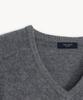 THEKNITCOMPANY (Women) Brushed Wool Cashmere V-Neck Sweater 6 Colors