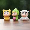 12Pcs/Set Cartoon Crayon Shin Chan Action Figure Kawaii Figurines Collectibles Movie Peripheral Toy Gifts For Children