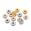 200pcs Gold Rhodium CCB Plastic Gear Beads Loose Spacer Charm Beads Bracelet Findings For Jewelry Making Supplies Accessories