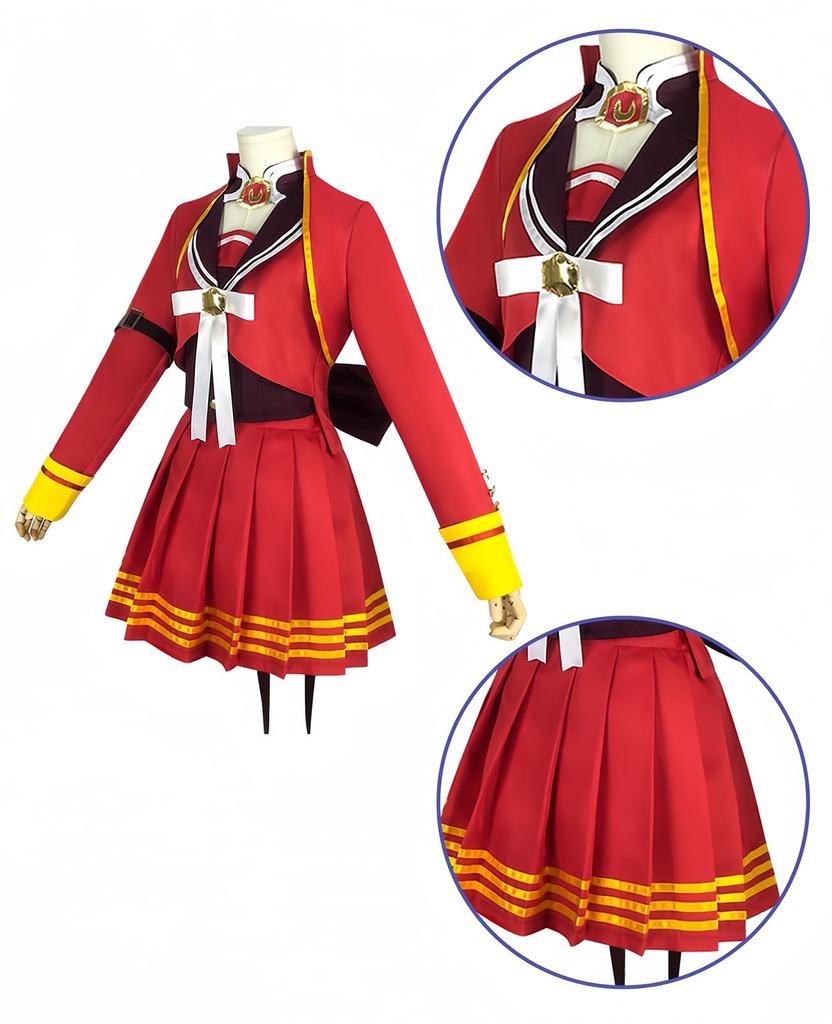 Uma Musume Maruzensky Формула Брюгге Костюм для косплея Uma Musume на Хэллоуин, школьный фестиваль [NOKIJP] Косплей, Косплей, Косплей, Костюм, Мероприятия,