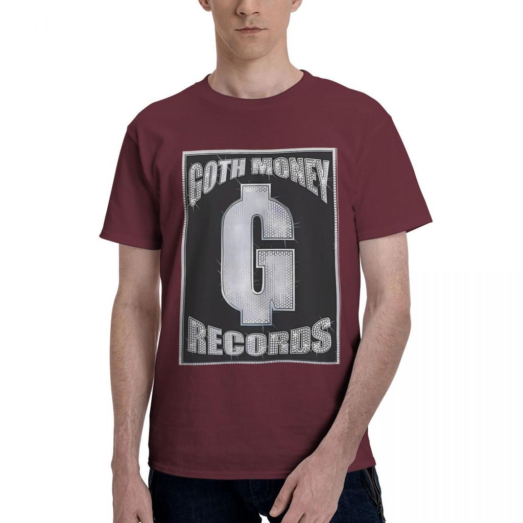 Goth Money Records Блестящая Повседневная Дышащая Удобная Футболка 100% Хлопок Высококачественная Мужская Одежда Забавные Подарки