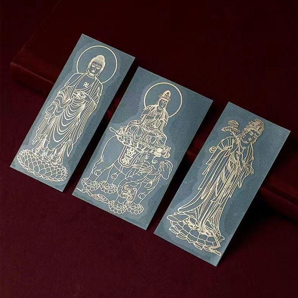 Lucky Charm Mobile Phone Sticker Chinese Zodiac Phone Case Stickers DIY Buddhist Sticker Phone