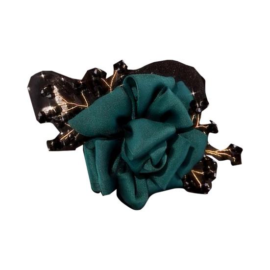 Hair Bun Maker Flower Fishtail Rhinestone Feather Hair Curler Deft Bun Twister Long Hair Fast Snap Roll Tool Women Hair Styling Accessories