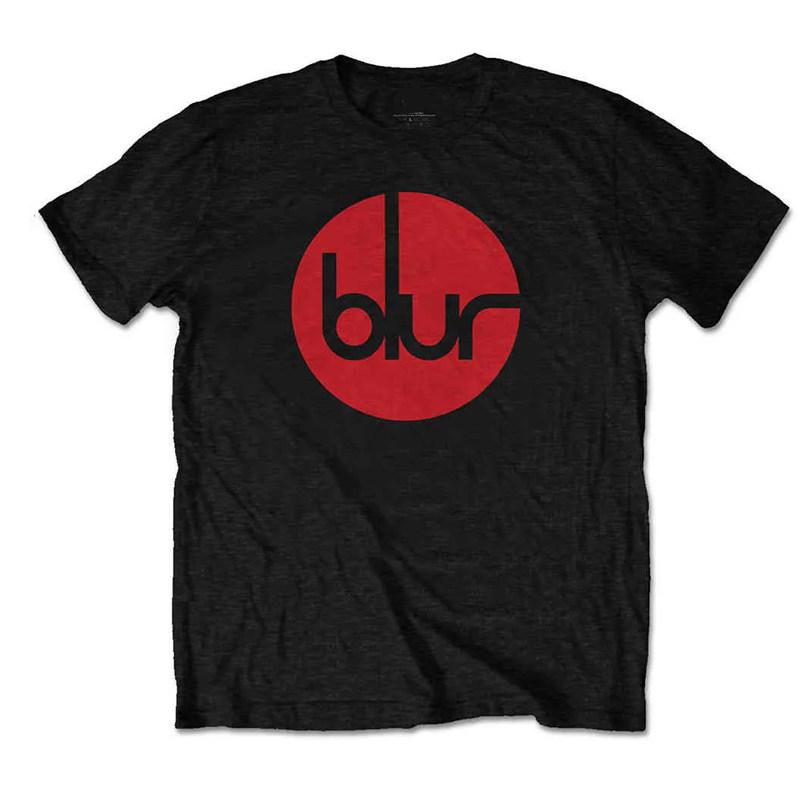 BLUR Bands Британский Рок Панк Музыка Хлопок Свободный Повседневная Готовая к Носке Американский Кэжуал Футболка с Принтом с Коротким Рукавом