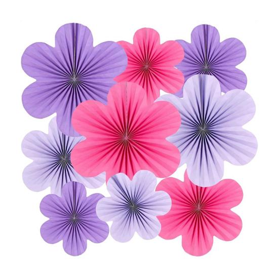 9 шт. Подсолнух бумажный веер цветок подвесной потолочный знак весенние украшения для вечеринки