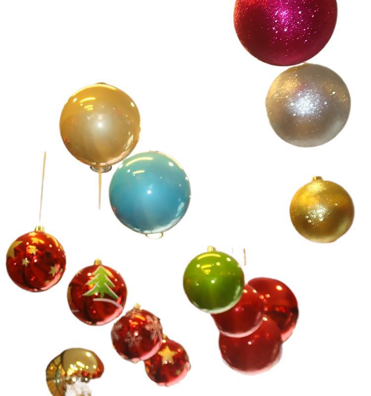 Изготовленное на заказ гальваническое круглое рождественское подвесное украшение