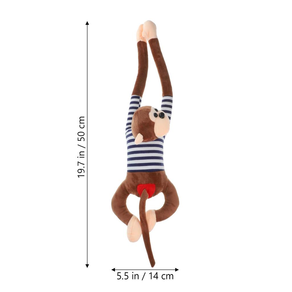 COHEALI Gibbon Animal Curtain Tieback, Animal Toy, Animal Curtain, Curtain Holder, Toy Monkey Plush Toy