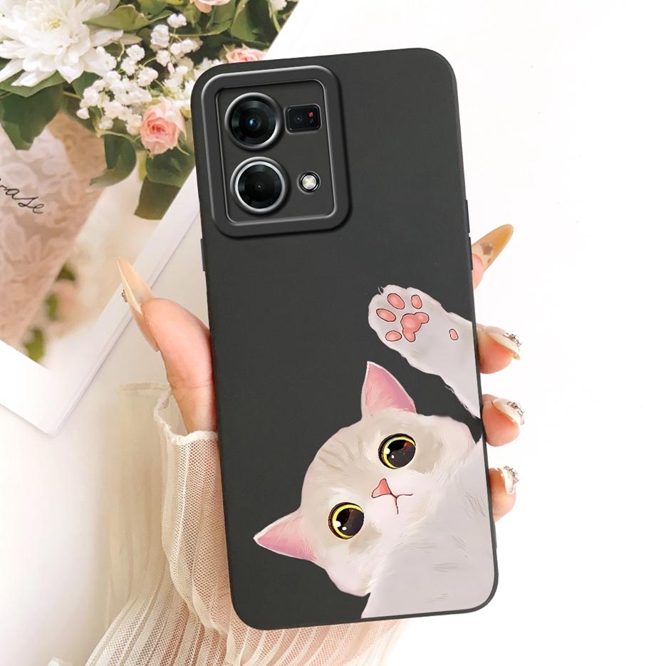 Чехол для Oppo Reno 7 4G Reno8 4G CPH2457 Милый Модный Мультяшный Чехол Мягкий ТПУ Чехол для Телефона Для Oppo F21 Pro Reno7 4G CPH2363 Fundas