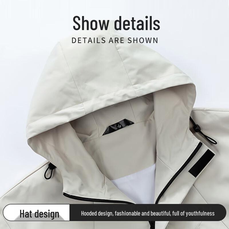 Jeep Spirit Unisex Outdoor Windproof Waterproof Hiking Jacket