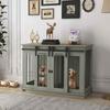 Dog Crate Furniture for Large Dogs, Double Dog Cage for Small Dogs, with Divider - Grey