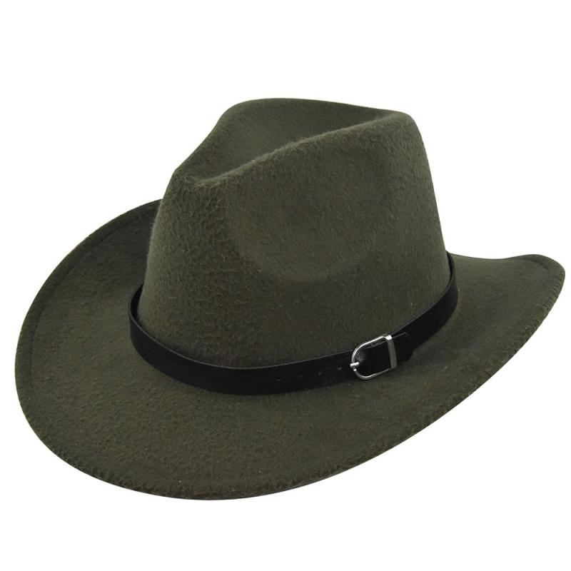 Cowboy Hats Fedora Hat For Men And Woman Winter And Autumn Felt Hat Jazz Hat