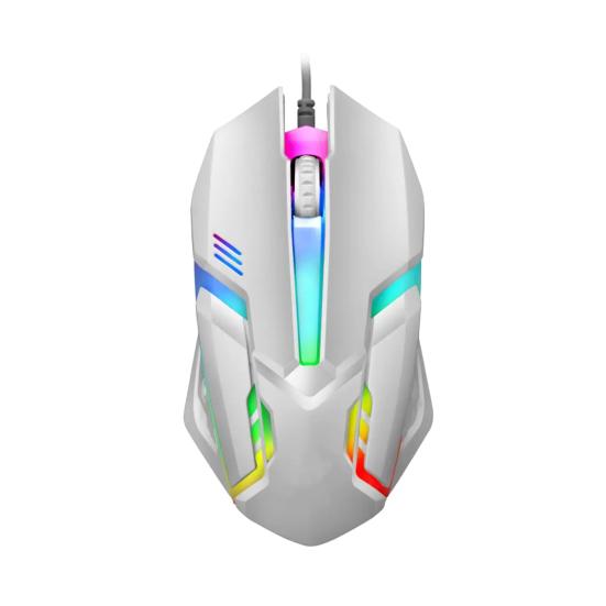 USB Wired Gaming Mouse LED RGB Ergonomic 1200DPI 3 Buttons High Precision Mute Desktop Computer Office Optical Mouse PC Accessories
