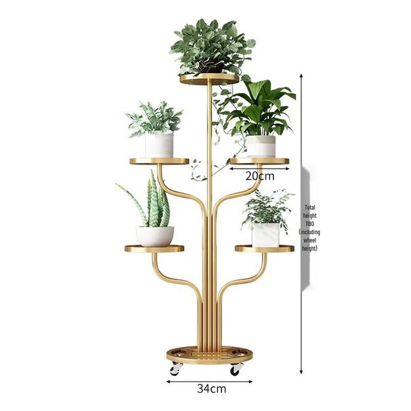 Light Luxury Marble Indoor Flower Stand