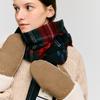 Шарф в клетку из смесовой кашемировой шерсти DEPOUND - микс