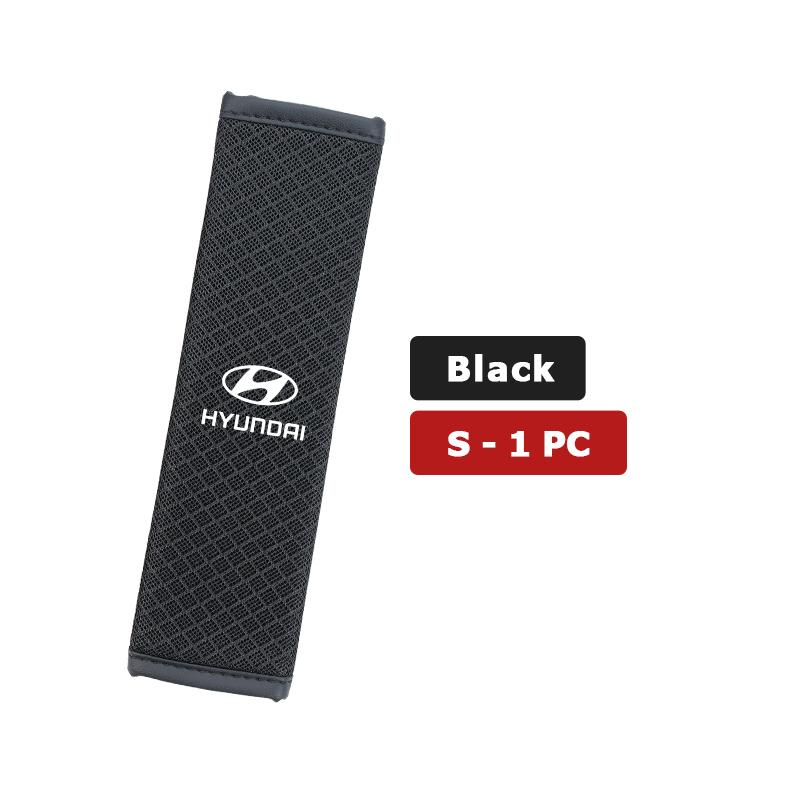 1/2PCS Car Ice Silk Seat Safety Belt Shoulder Strap Protection Pad For Hyundai Ioniq Sonata Elantra Solaris Creta Accent SantaFe zaq2