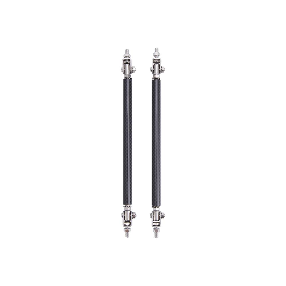 2 шт. универсальный регулируемый передний бампер, разделитель губ, стойка, опорная стойка, спойлер для гонок, 15/20 см, передний и задний бампер автомобиля