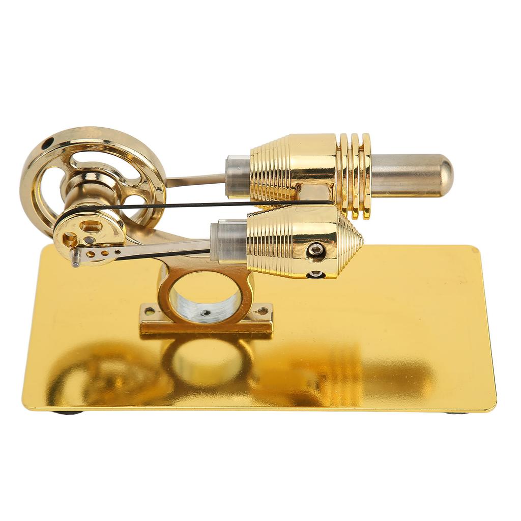 Модель двигателя Стирлинга, комплект, низкий уровень шума, плавная работа, золотая модель двигателя Стирлинга, образовательная