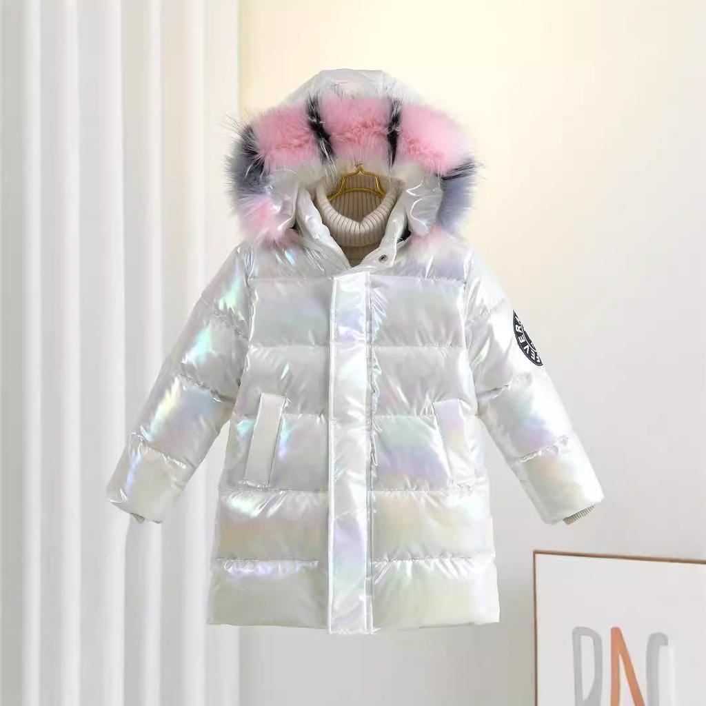 Girl Clothes Warm Winter Down Jacket Children Girls Fur Coat Winter Parka Outerwear 3-14y Kids Boy Sport Jacket