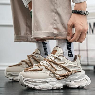 Мужская обувь кроссовки модные дышащие кроссовки на платформе сетчатые спортивные легкие унисекс мужские повседневные вулканизированные мужские туфли