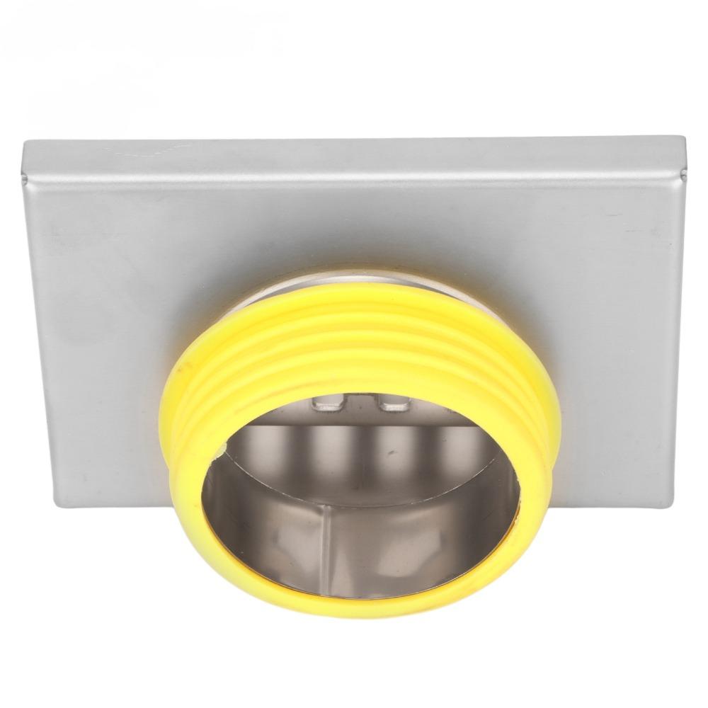 L-Shaped Structure Wall Drain Fits 2.95 Inch Pipe Corner Floor Drain Modern Floor Drain  Balcony