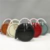 New Small Round Bag Crocodile Pattern Messenger Bag Leather Fashion Shoulder Handbag Bag Fashion Mini