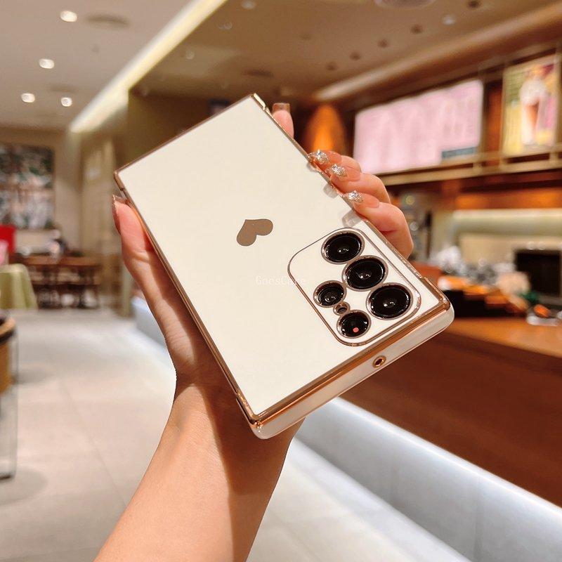 Роскошный чехол для телефона в форме сердца для Samsung Galaxy A52 A13 A53 A12 4G 5G S20 FE S22 S21 Ultra S22 Plus A52s A33 A23 A52s Мягкая обложка