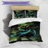 3pcs World of Warcraft characters1 pattern bedding set duvet cover set includes duvet cover &pillowcases, perfect all season bedroom decoration & gift
