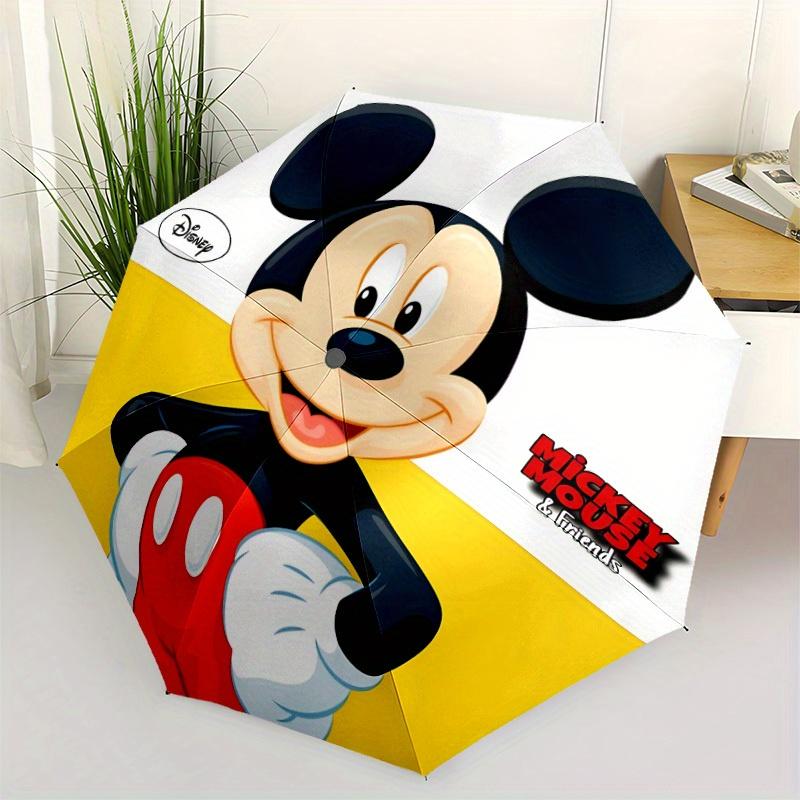 1pc Mickey Mouse 8-Rib Automatic Folding Umbrella, Portable & Foldable, All-Season Portable Umbrella for Women & Men y250726006