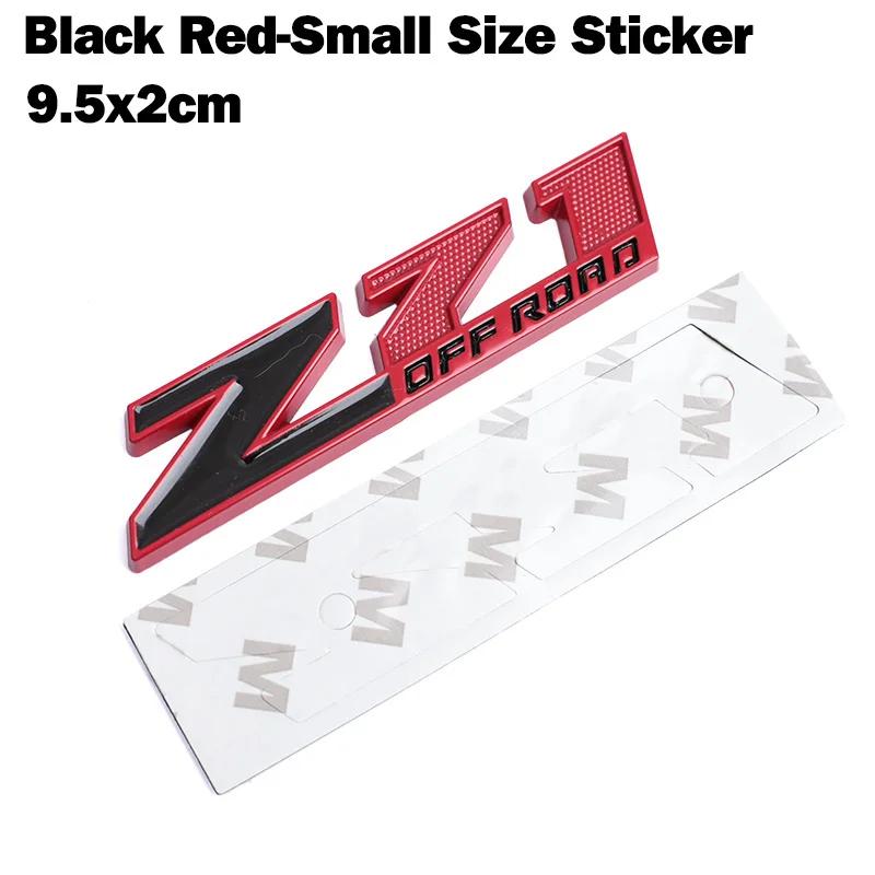 3D Metal Red Black Logo Z71 OFF ROAD Emblem Car Fender Badge Trunk Decal For Chevrolet Z71 OFF ROAD Sticker Accessories