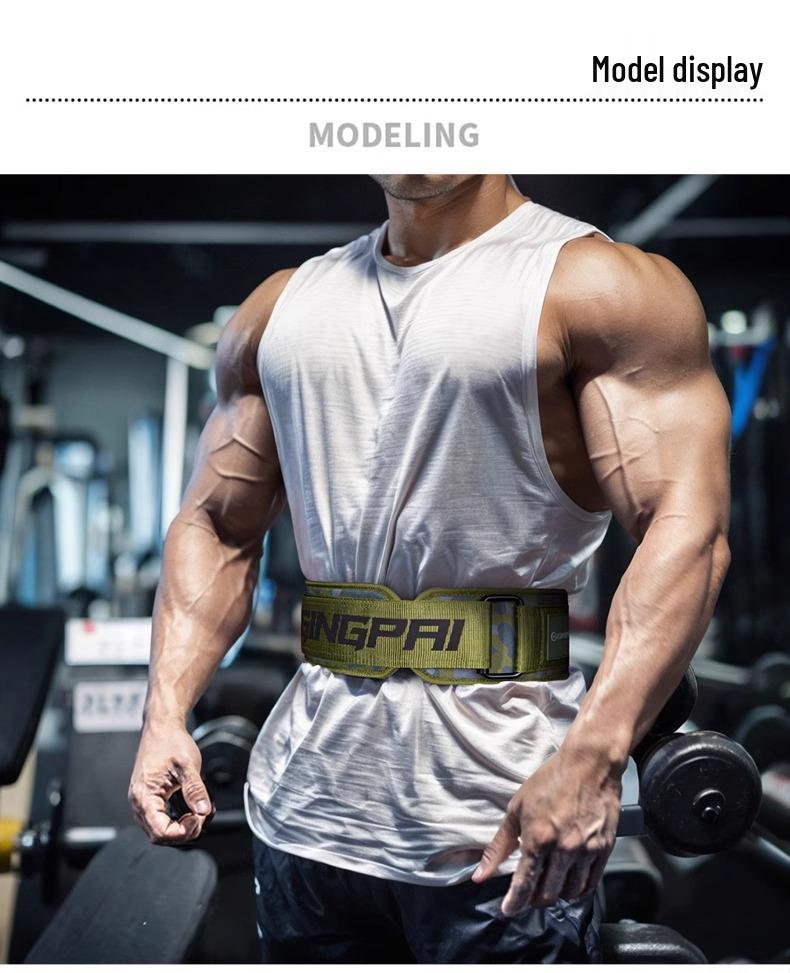 Unisex Weighted Compression Waist Belt for Squat, Deadlift, Powerlifting, Rowing, Bench Press, and Fitness Training