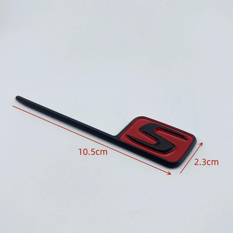 Car S Logo Emblem Badge ABS Metal Sticker For Benz E63S C63S GLC63S GLE63S GLS63S GTR GT Series CLA45S Car Decoration nn1