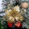 Christmas Cutout Flowers Fake Flower Decorations Colorful Christmas Tree Pendant Christmas Decorations