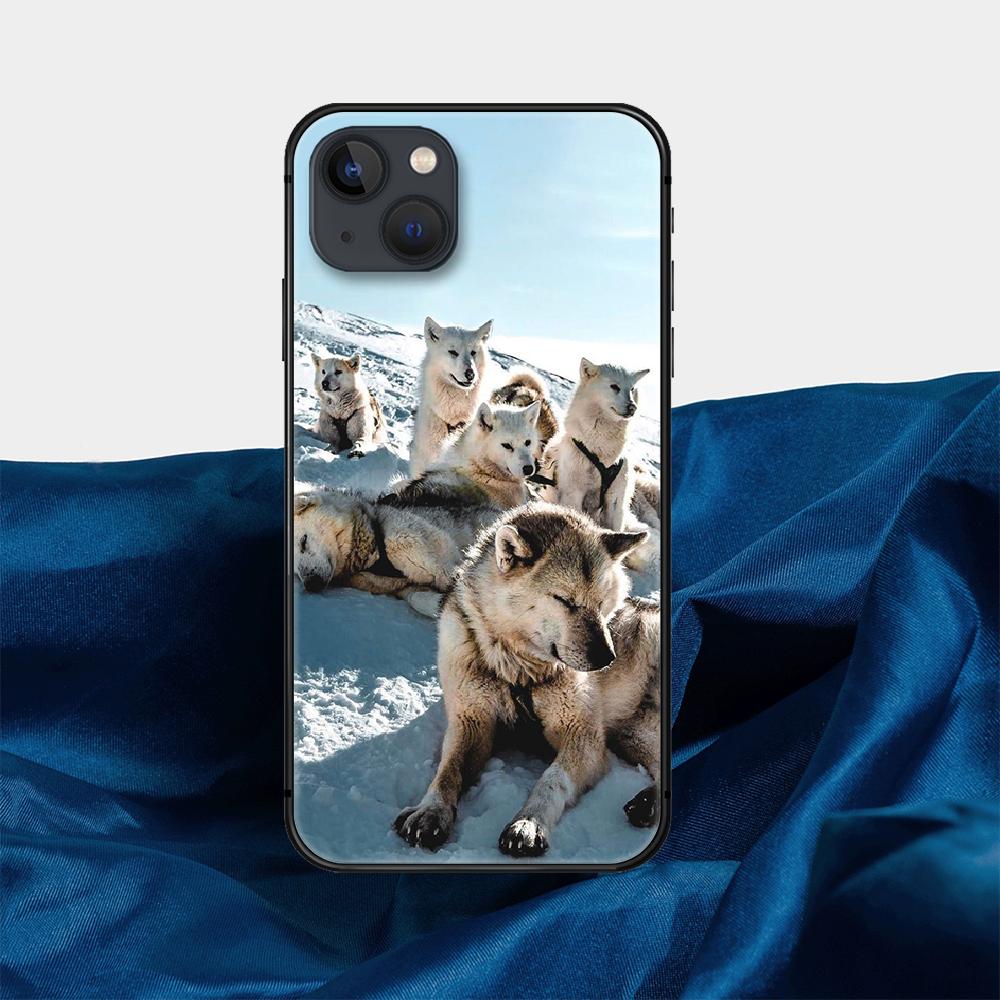 Чехол для телефона с собакой хаски для iPhone Samsung Galaxy Redmi Xiaomi Oppo OnePlus Note SA 7 8 9 10 11 12 13 14 20 21 22 23 53 54 Pro Max Plus Ultra TPU Soft