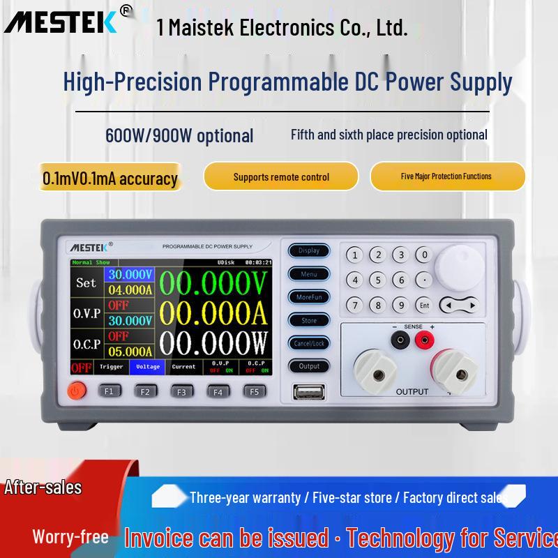Programmable High-Precision 30V 30A DC Power Supply for School Experiments and Repairs