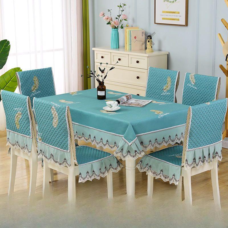 Высококачественный чехол на стул, кружевная подушка, пылезащитная скатерть для банкета, обеденный стол, чехол с вышивкой, ткань для стула