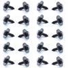 100Pc Metal Car Screw Body Fender Bumper Retainer Clips 7mm Hex (4.2-1.41x22mm)